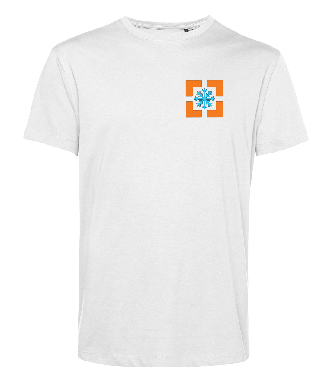 Nordicube Liten Logo Hvit T-Skjorte