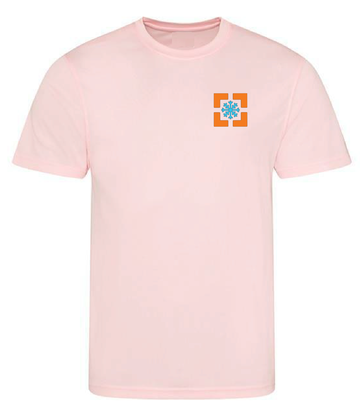 Nordicube Liten Logo Rosa T-Skjorte