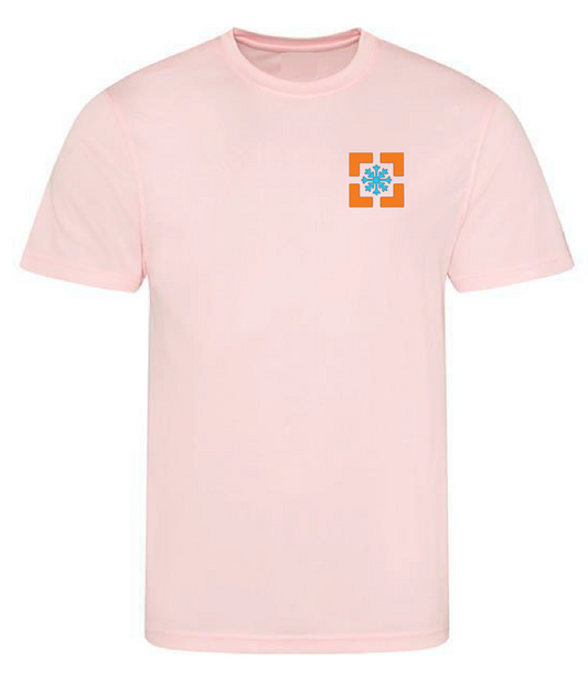 Nordicube Liten Logo Rosa T-Skjorte